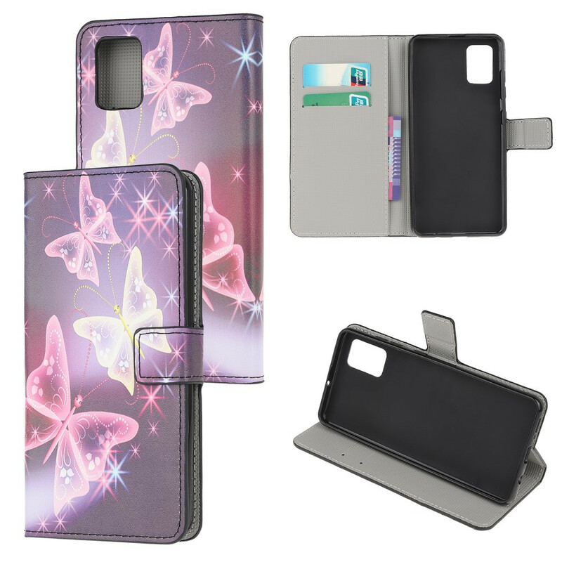 Housse Samsung Galaxy S10 Lite Papillons Néons