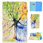 Housse Samsung Galaxy Tab S6 Lite Arbre Aquarelle