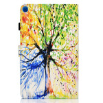 Housse Samsung Galaxy Tab S6 Lite Arbre Aquarelle