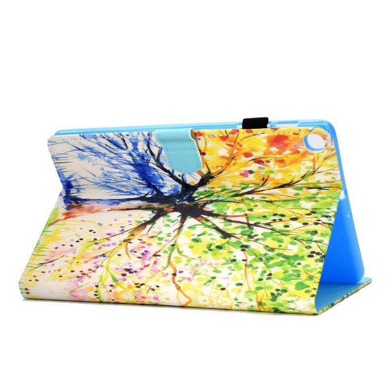 Housse Samsung Galaxy Tab S6 Lite Arbre Aquarelle