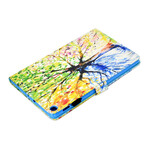 Housse Samsung Galaxy Tab S6 Lite Arbre Aquarelle