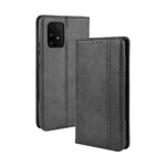 Flip Cover Samsung Galaxy S10 Lite Effet Cuir Vintage Stylisé