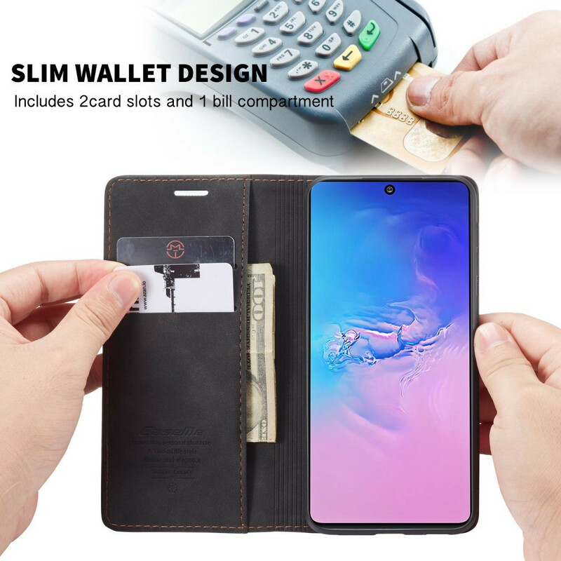 Flip Cover Samsung Galaxy S10 Lite CASEME Simili Cuir