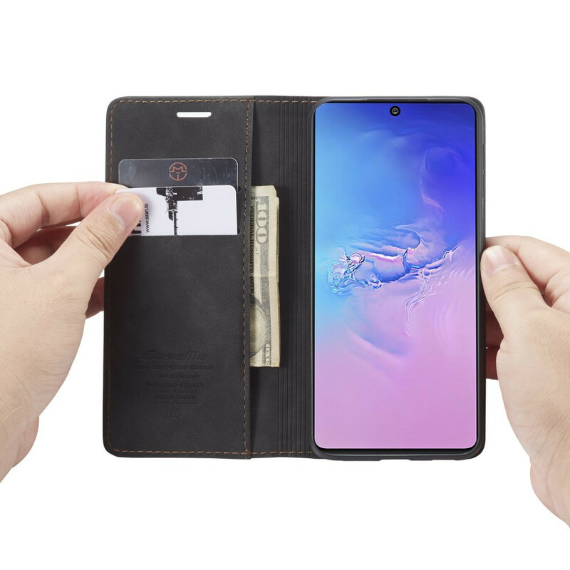 Flip Cover Samsung Galaxy S10 Lite CASEME Simili Cuir