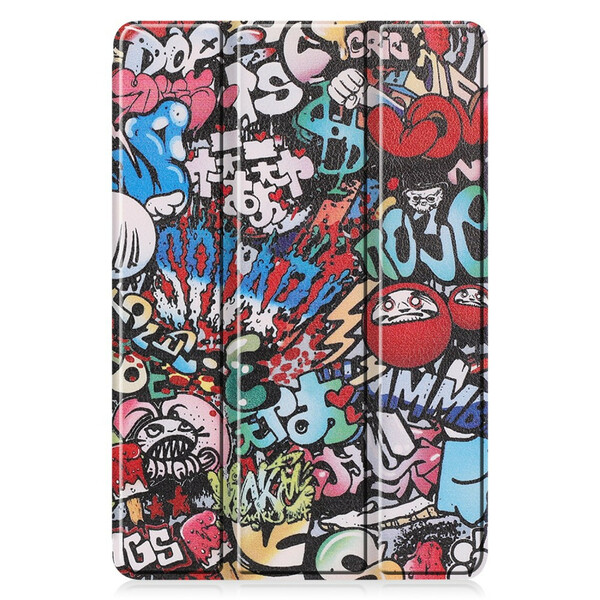 Smart Case Samsung Galaxy Tab S6 Lite Porte-Crayon Graffitis