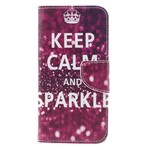 Housse Samsung Galaxy S7 Edge Keep Calm and Sparkle