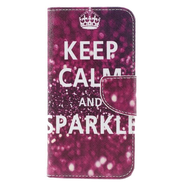 Housse Samsung Galaxy S7 Edge Keep Calm and Sparkle