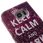 Housse Samsung Galaxy S7 Edge Keep Calm and Sparkle