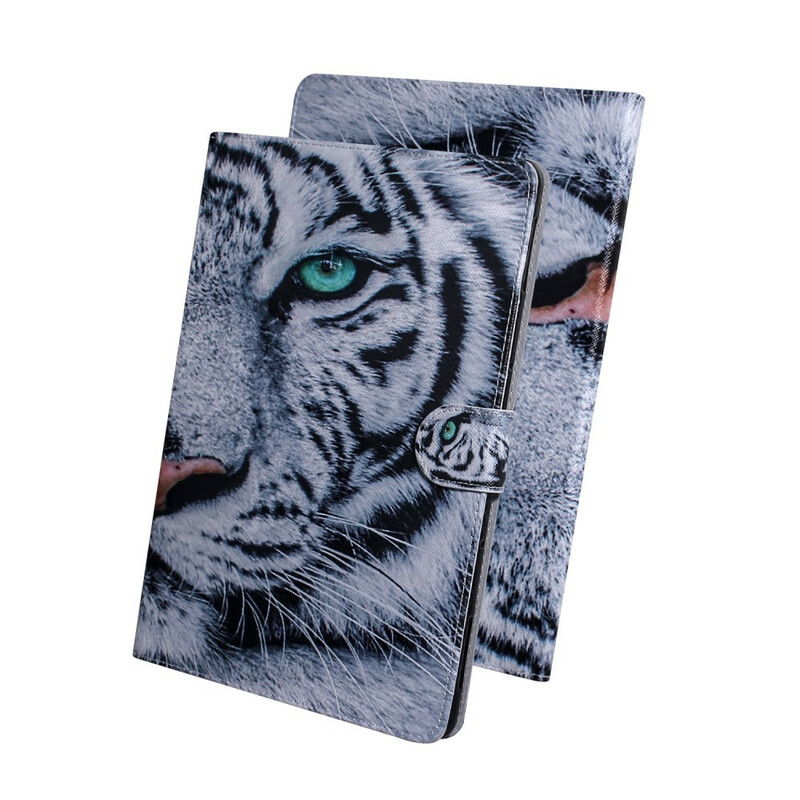 Housse Samsung Galaxy Tab S6 Lite Tête de Tigre