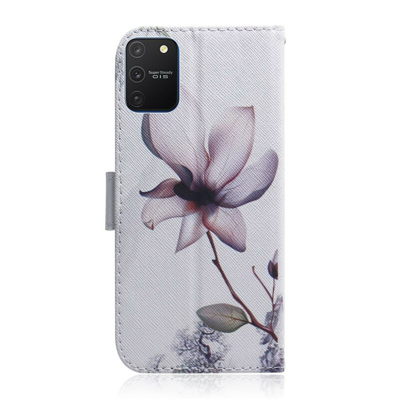 Housse Samsung Galaxy S10 Lite Fleur Vieux Rose