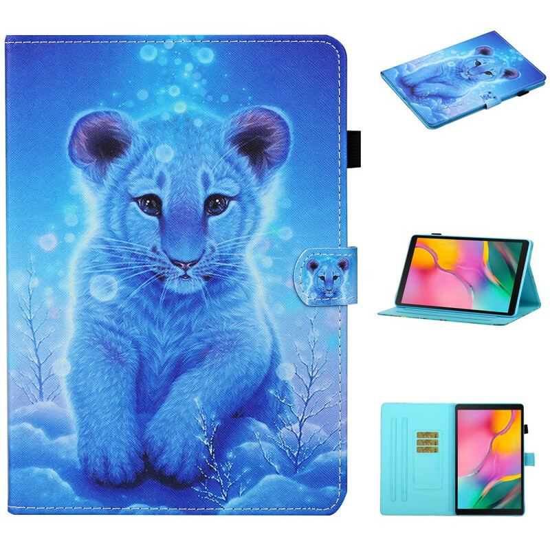 Housse Samsung Galaxy Tab S6 Lite Bébé Tigre