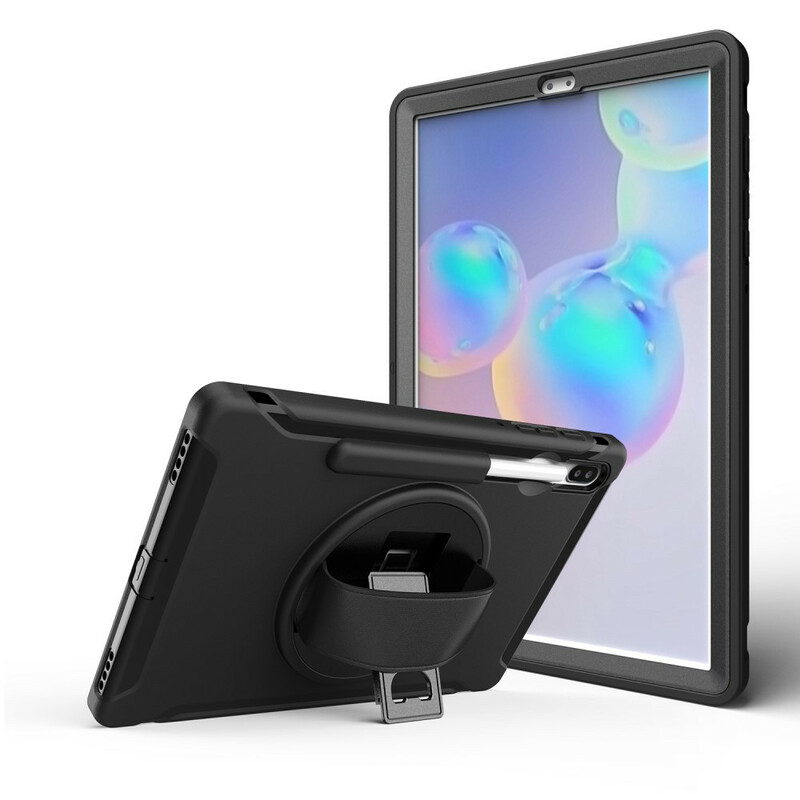 Coque Samsung Galaxy Tab S6 Triple Protection avec Sangle et Support