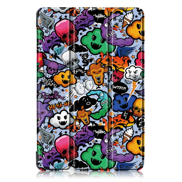 Smart Case Samsung Galaxy Tab S5e Renforcée Graffitis