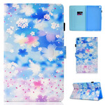 Housse Samsung Galaxy Tab S5e Fleurs Aquarelle