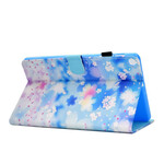 Housse Samsung Galaxy Tab S5e Fleurs Aquarelle