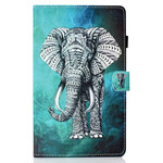 Housse Samsung Galaxy Tab S5e Éléphant Tribal