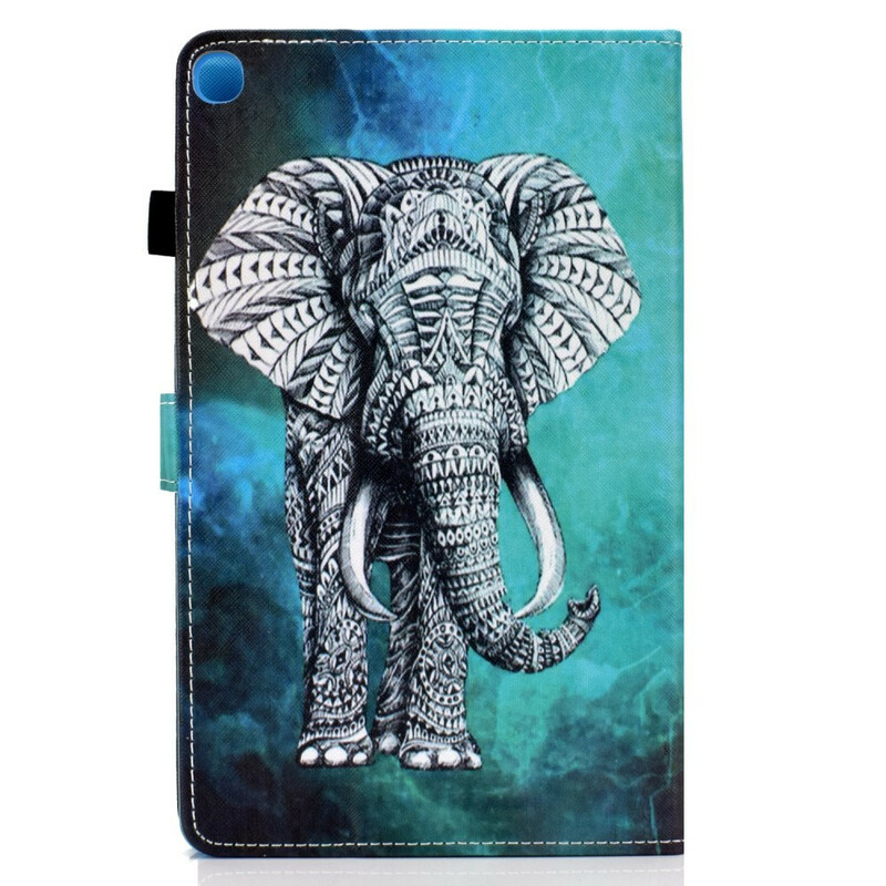 Housse Samsung Galaxy Tab S5e Éléphant Tribal