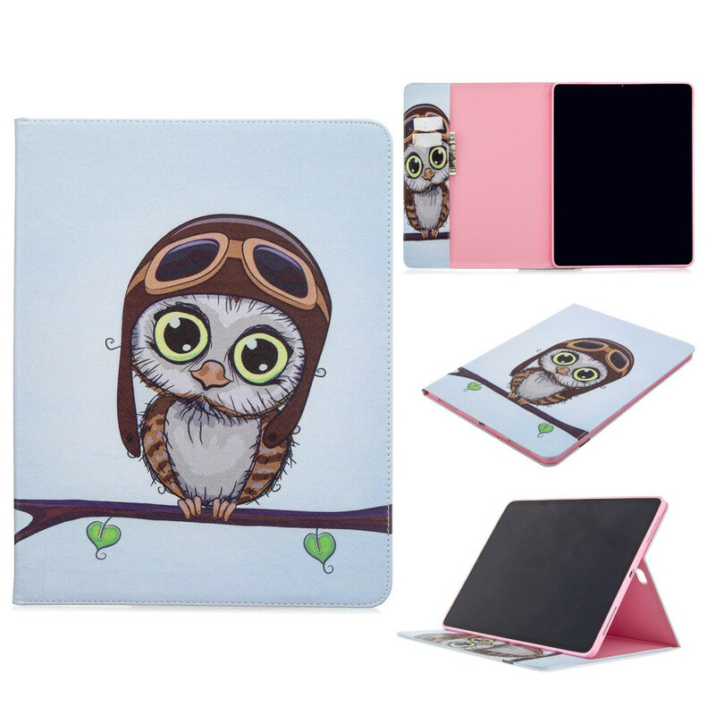 Housse iPad Pro 12.9" (2020) Motif Imprimé Hibou