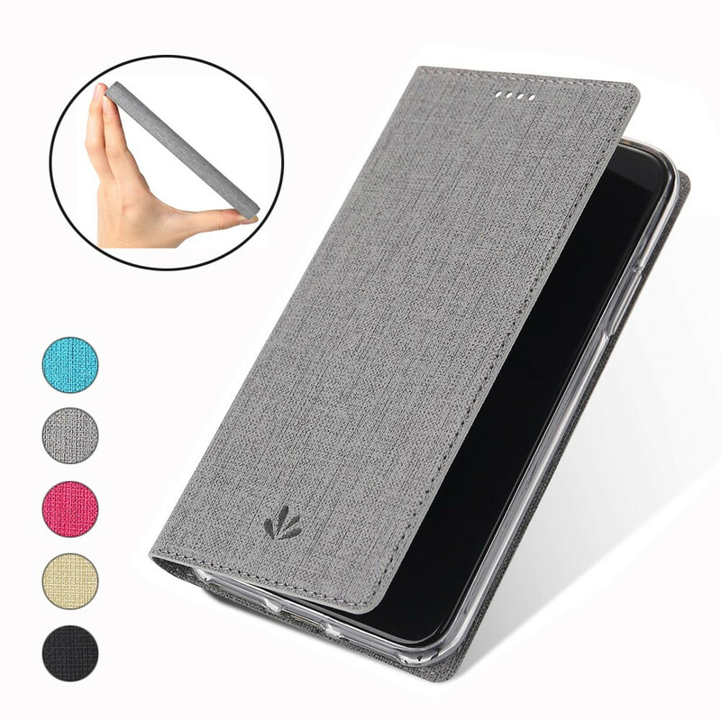 Flip Cover Huawei Y7 2019 Texturée