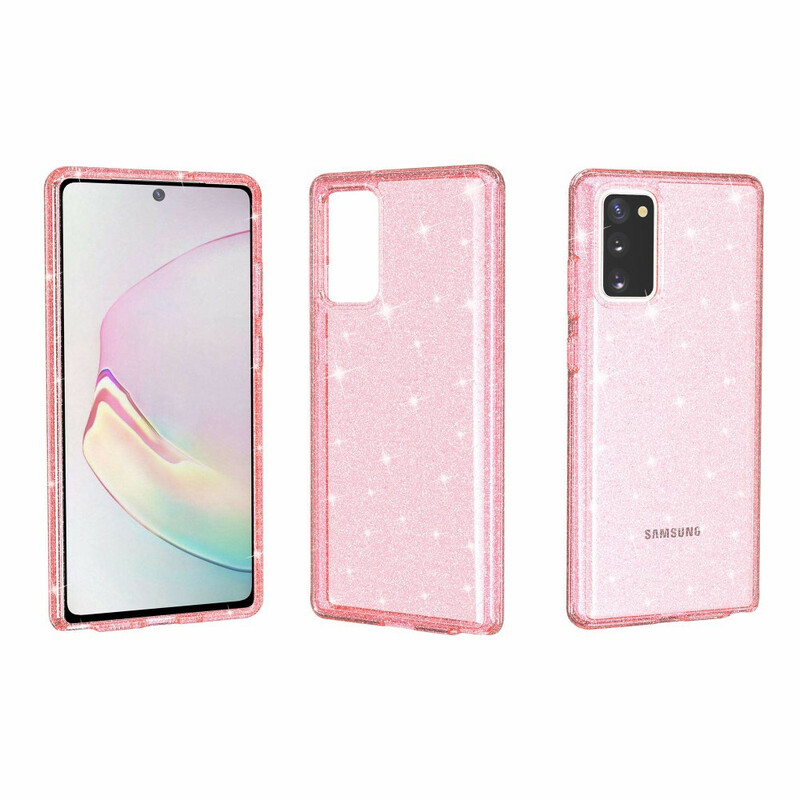 Coque Samsung Galaxy Note 20 Poudre de Paillettes