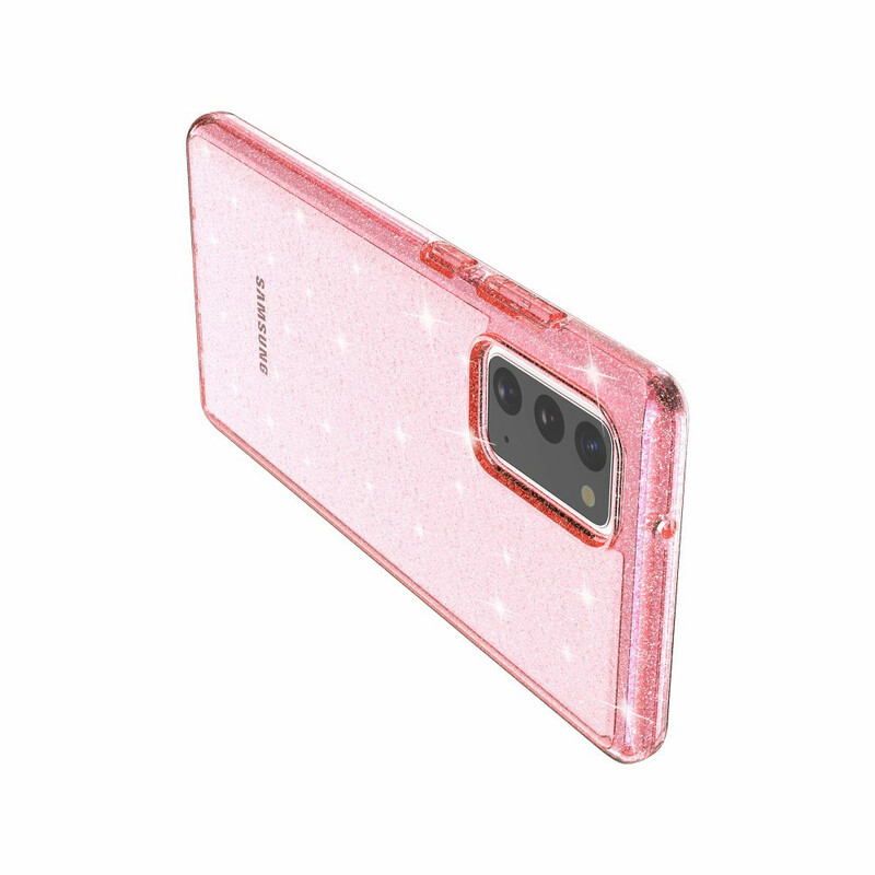 Coque Samsung Galaxy Note 20 Poudre de Paillettes