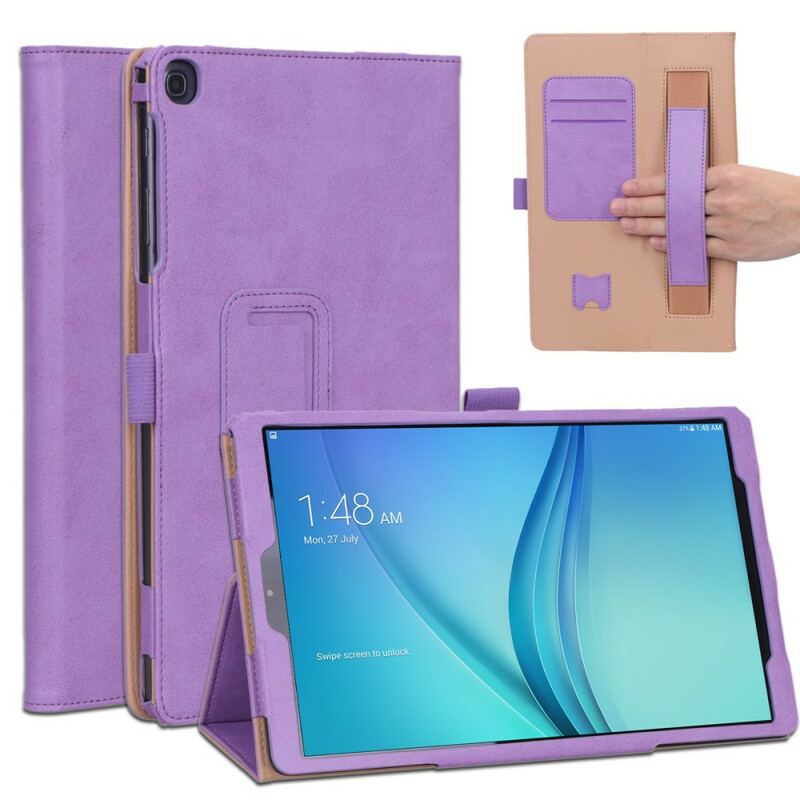 Étui Samsung Galaxy Tab A 10.1 (2019) Style Cuir avec Sangle