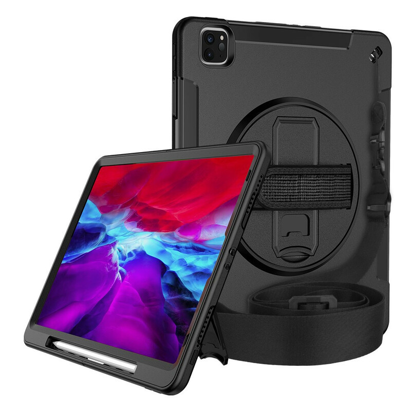 Coque iPad Pro 12.9" (2020) / (2018) Hybride avec Bandoulière