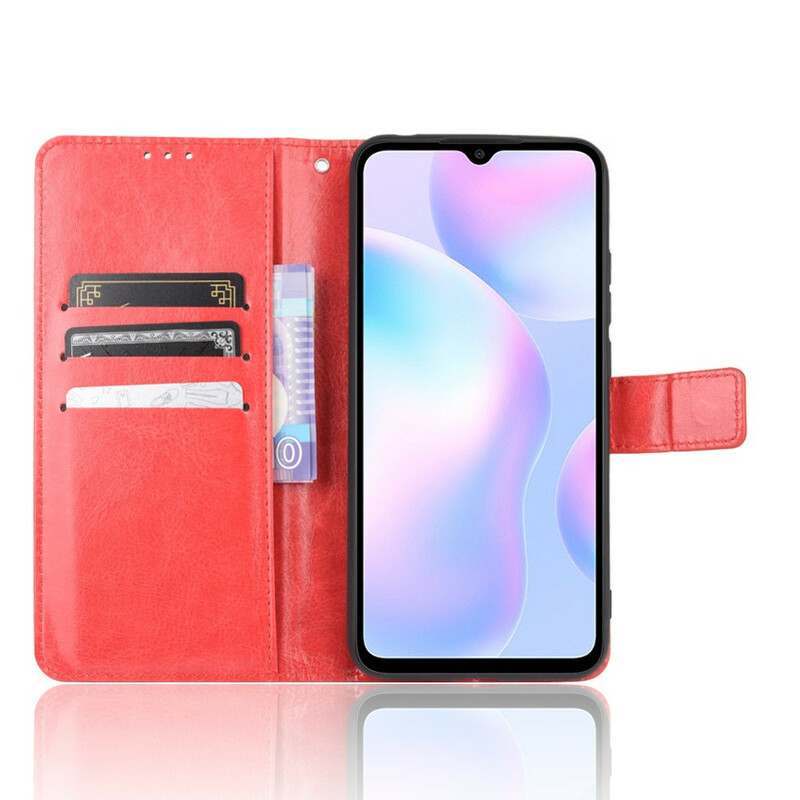 Housse Xiaomi Redmi 9A Simili Cuir Flashy