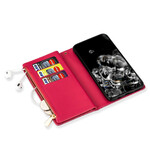 Housse Samsung Galaxy Note 20 Paillettes Portefeuille Zip