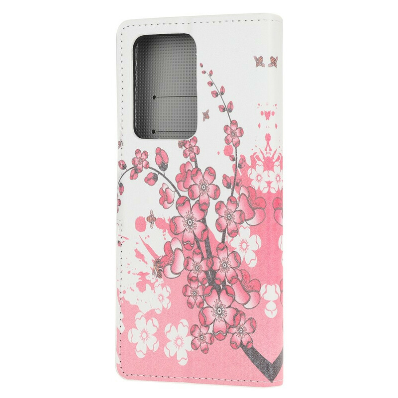 Housse Samsung Galaxy Note 20 Ultra Tropical Flowers