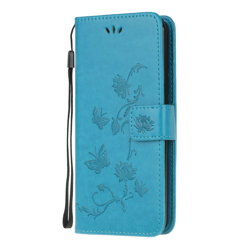 Housse Google Pixel 4a Papillons et Fleurs