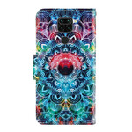 Housse Xiaomi Redmi Note 9 Flashy Mandala à Lanière