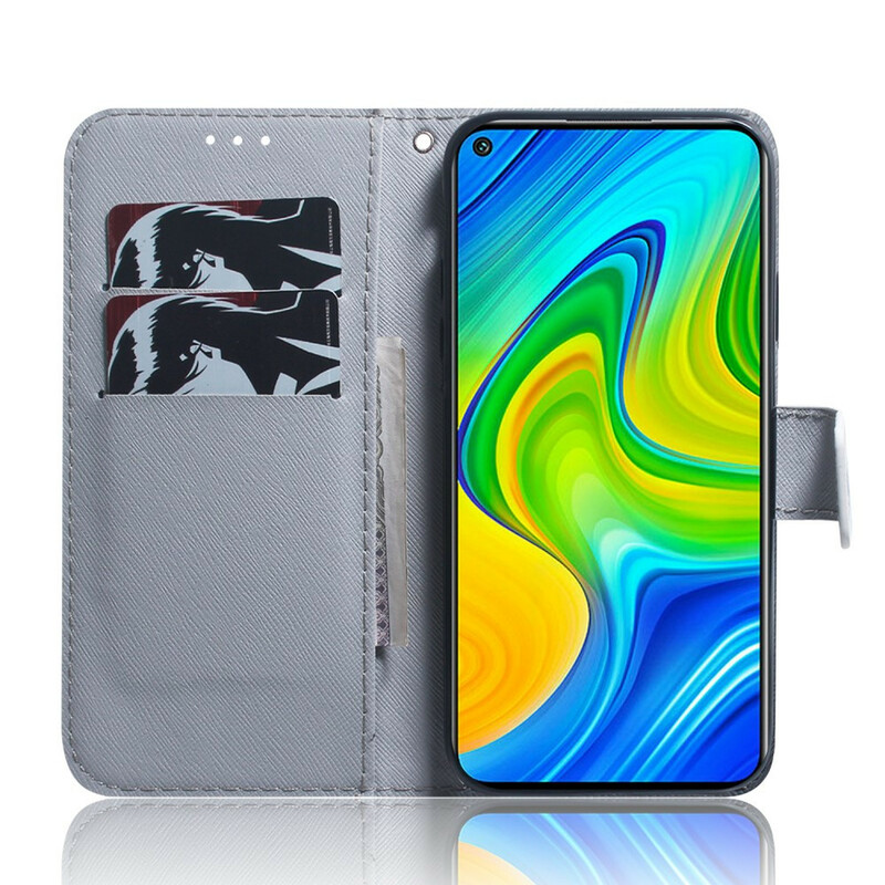 Housse Xiaomi Redmi Note 9 Face de Tigre