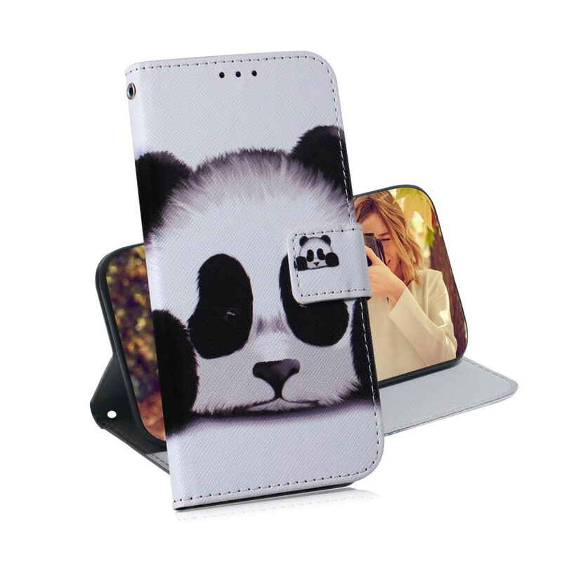 Housse Xiaomi Redmi Note 9 Face de Panda