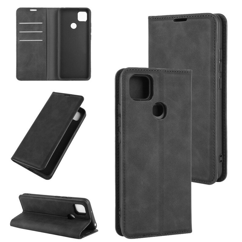 Flip Cover Xiaomi Redmi 9C Effet Cuir Business Style