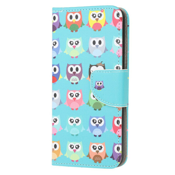 Housse Xaiomi Redmi 9C Multiples Hiboux