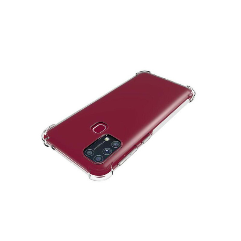 Coque Samsung Galaxy M31 Transparente Coins Renforcés