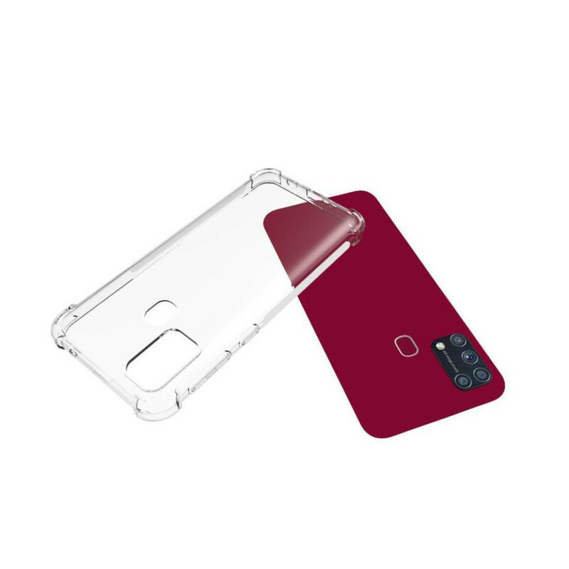 Coque Samsung Galaxy M31 Transparente Coins Renforcés