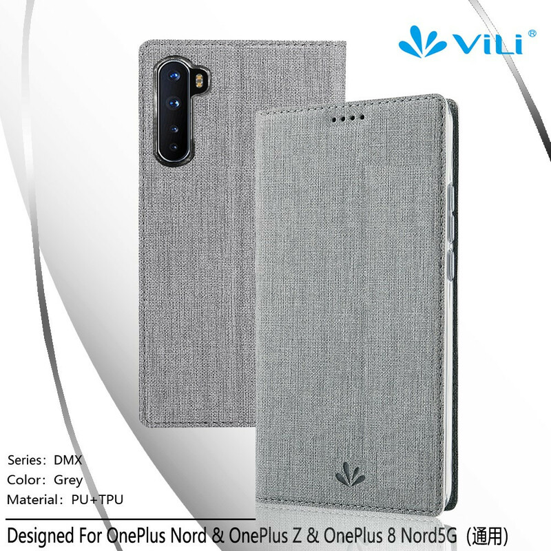 Flip Cover OnePlus Nord Texturée VILI DMX