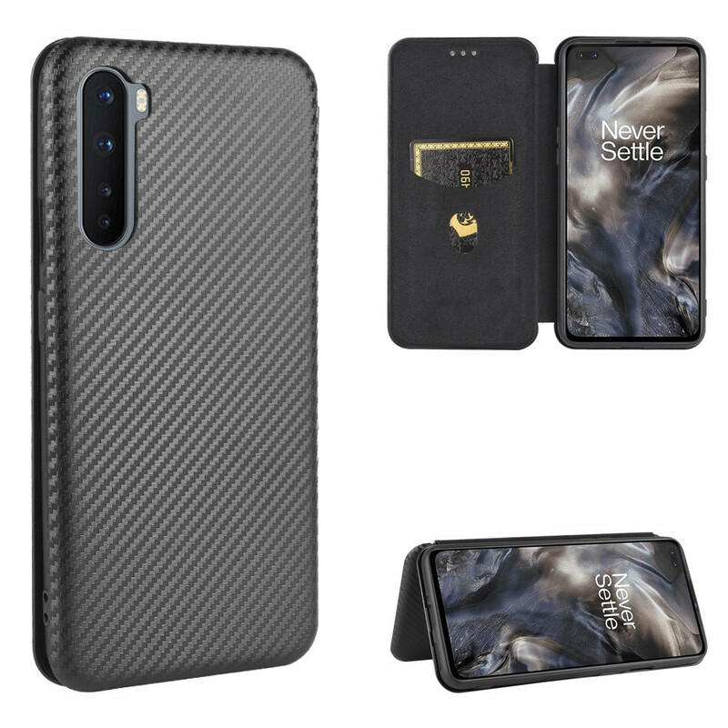 Coque OnePlus Nord Silicone Carbone Coloré