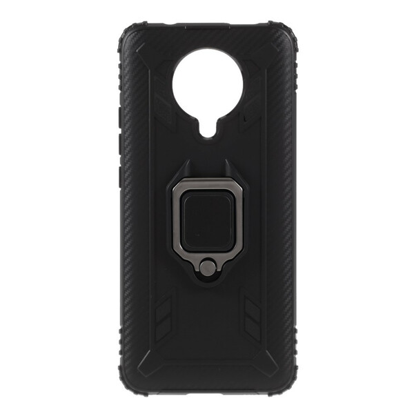 Coque Xiaomi Poco F2 Pro Ring et Fibre Carbone