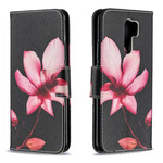 Housse Xiaomi Redmi 9 Fleur Rose