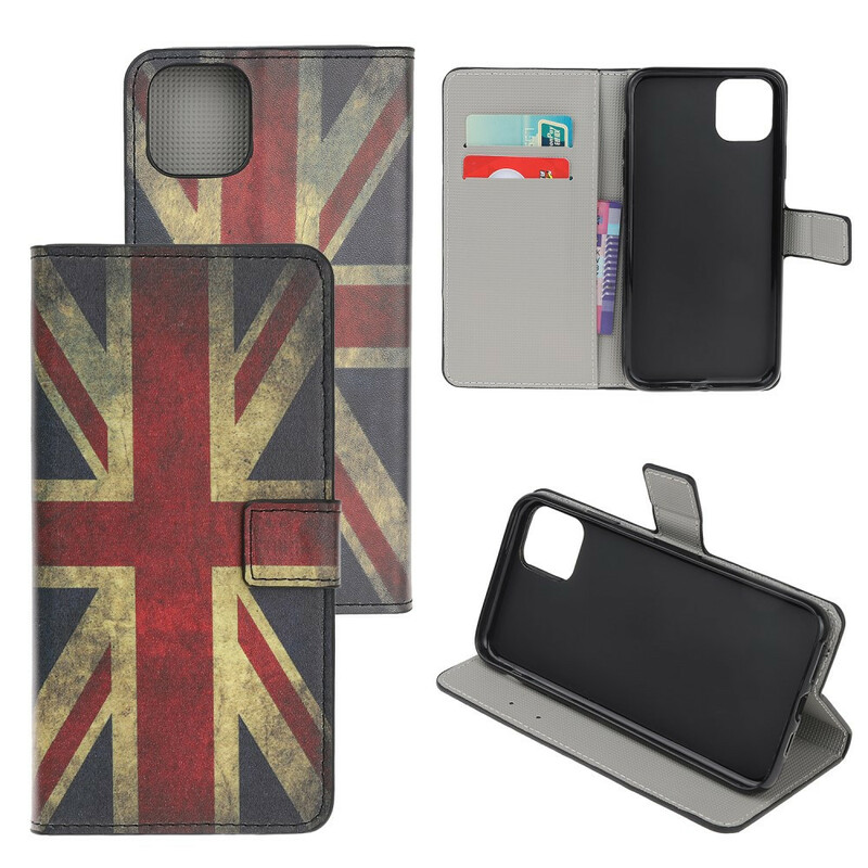 Housse iPhone 12 Drapeau Angleterre