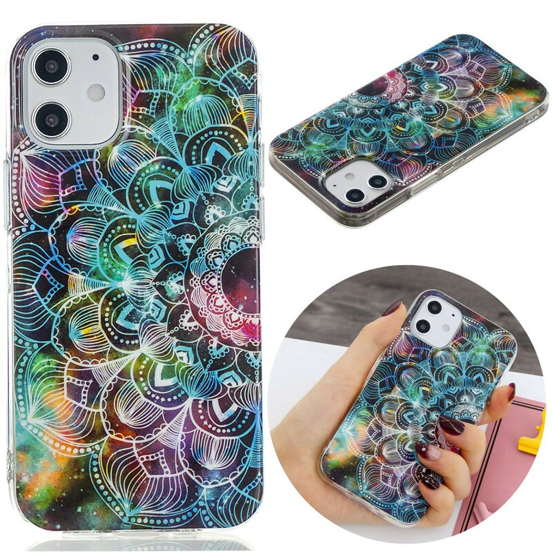 Coque iPhone 12 Série Floralies Fluorescente