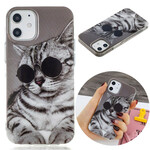 Coque iPhone 12 Mon Chaton Incognito