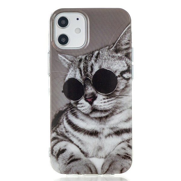 Coque iPhone 12 Mon Chaton Incognito