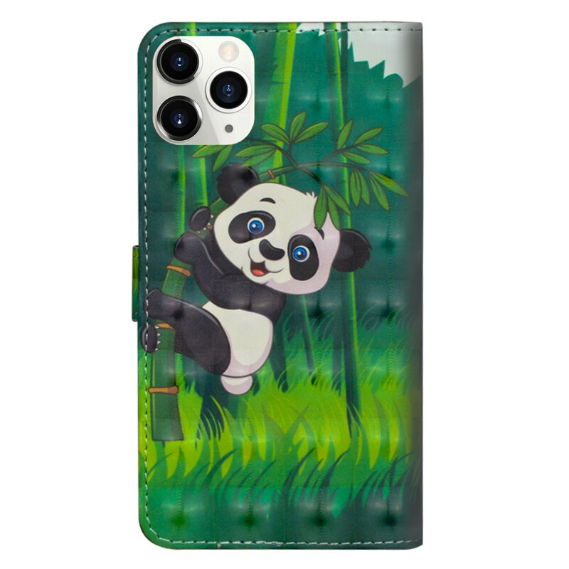 Housse iPhone 12 Panda et Bambou