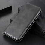 Flip Cover iPhone 12 Cuir Fendu Mat