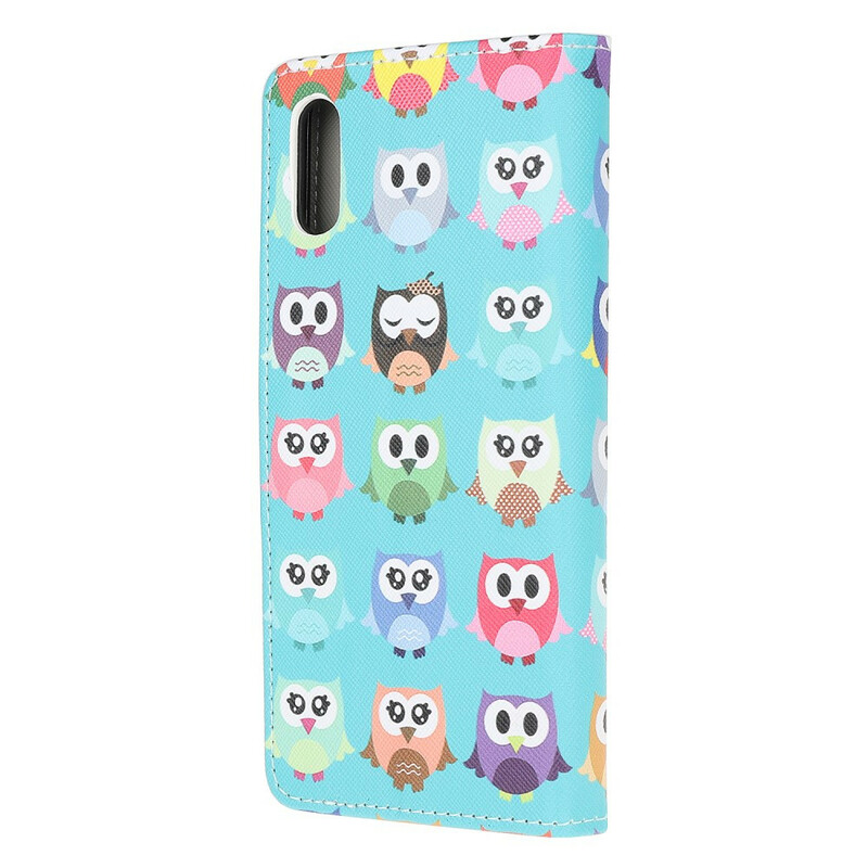 Housse Xaiomi Redmi 9A Multiples Hiboux