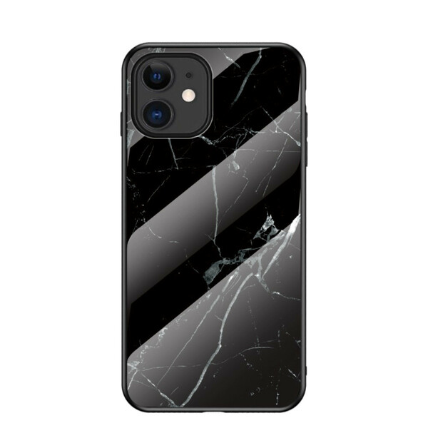 Coque iPhone 12 Verre Trempé Marble Colors